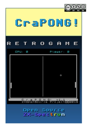 CraPONG! Manual de instrucciones juego PONG para ZX-Spectrum