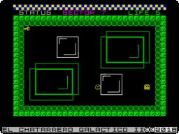 ZX-SPECTRUM retro game EL CHATARRERO GALACTICO