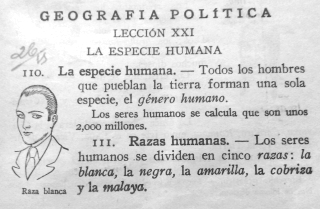 libro texto clase de geografía política en el franquismo